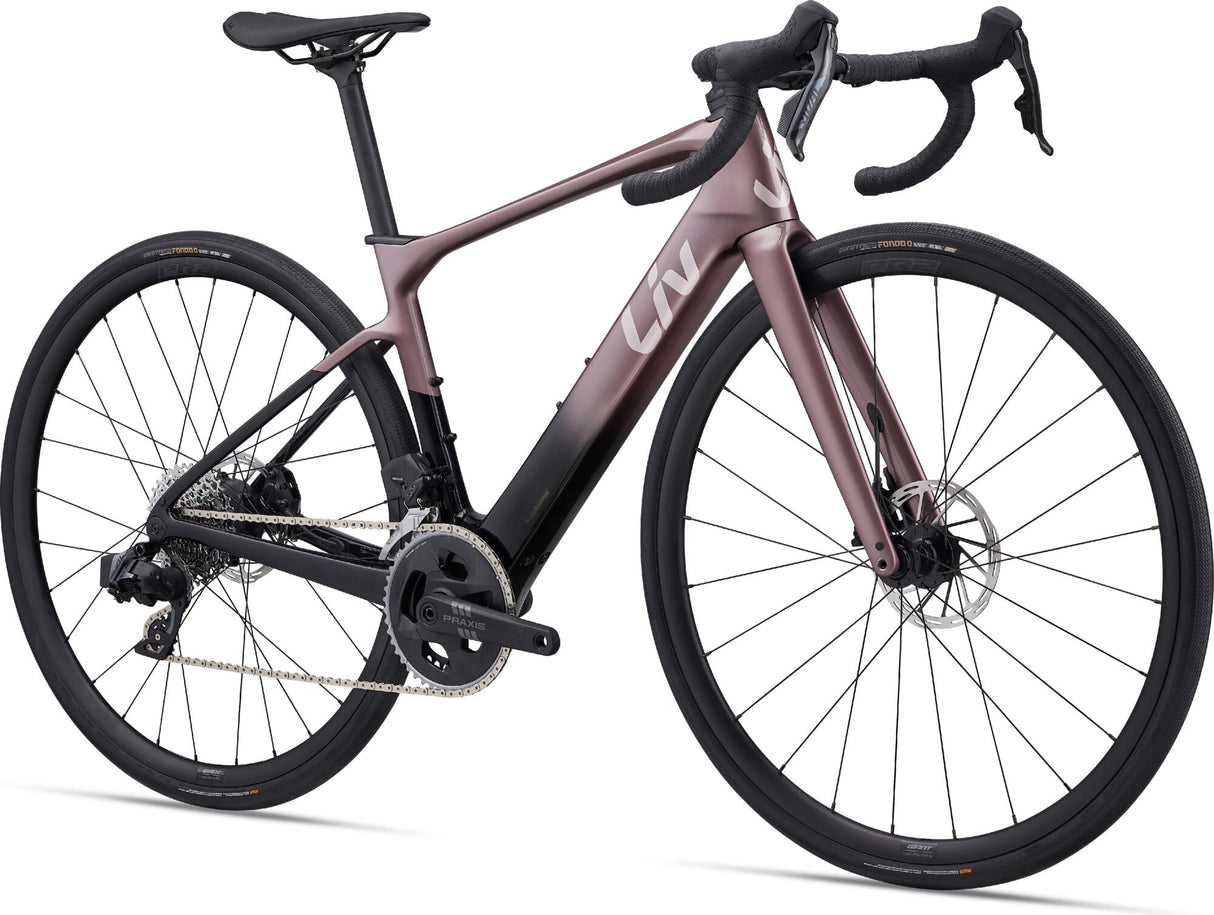 Liv Avail Advanced E+ Elite 2 iron rouge / carbon smoke-1