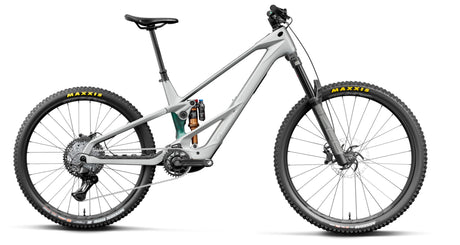 Orbea Wild LT M20 Mullet smooth silver / escape green carbon view-0