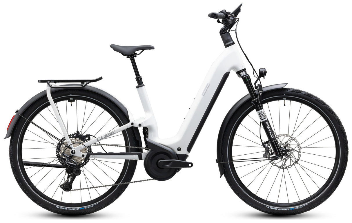 Cube Kathmandu Hybrid ONE11 HPC SLX 800 metallicwhite´n´prizm Easy Entry-0