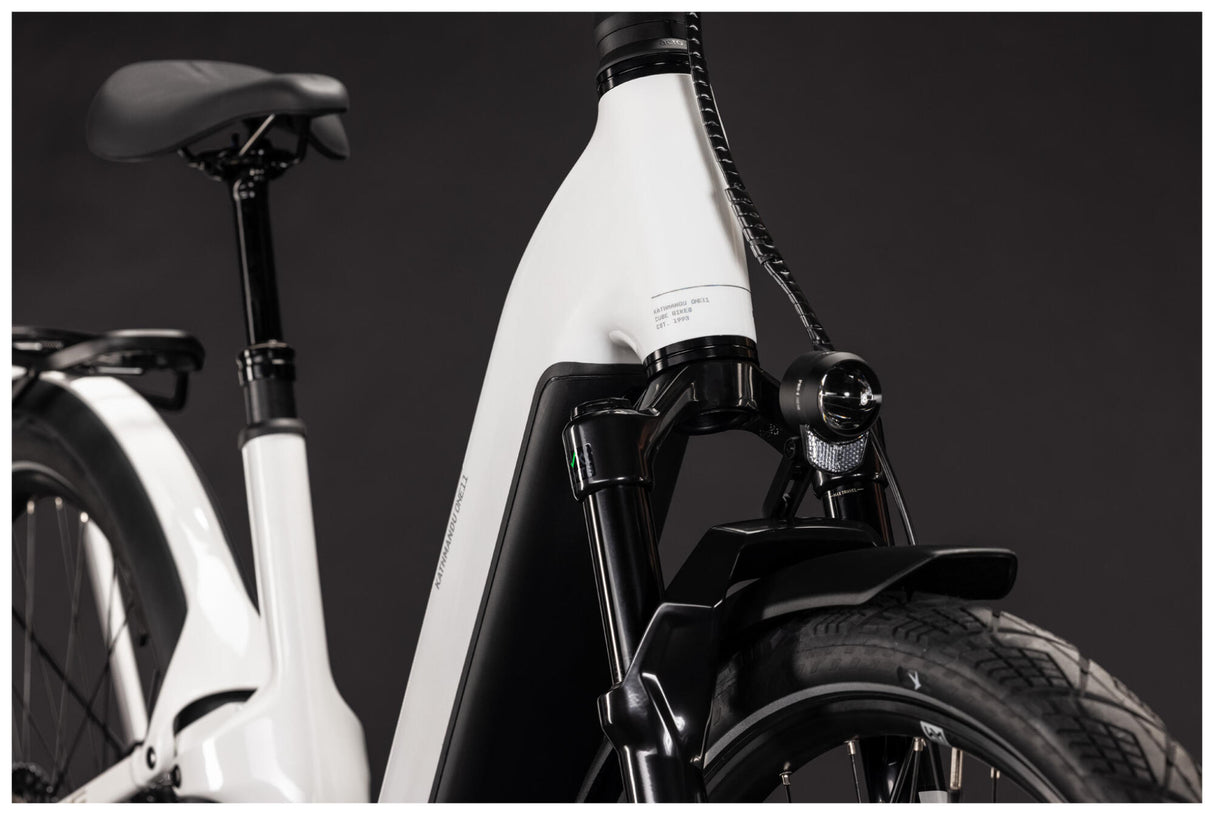 Cube Kathmandu Hybrid ONE11 HPC SLX 800 metallicwhite´n´prizm Easy Entry-5