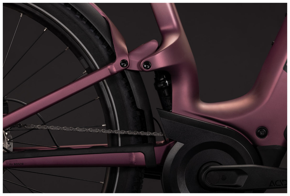 Cube Nuride Hybrid ONE11 HPC SLX 800 mauve´n´black Easy Entry-4
