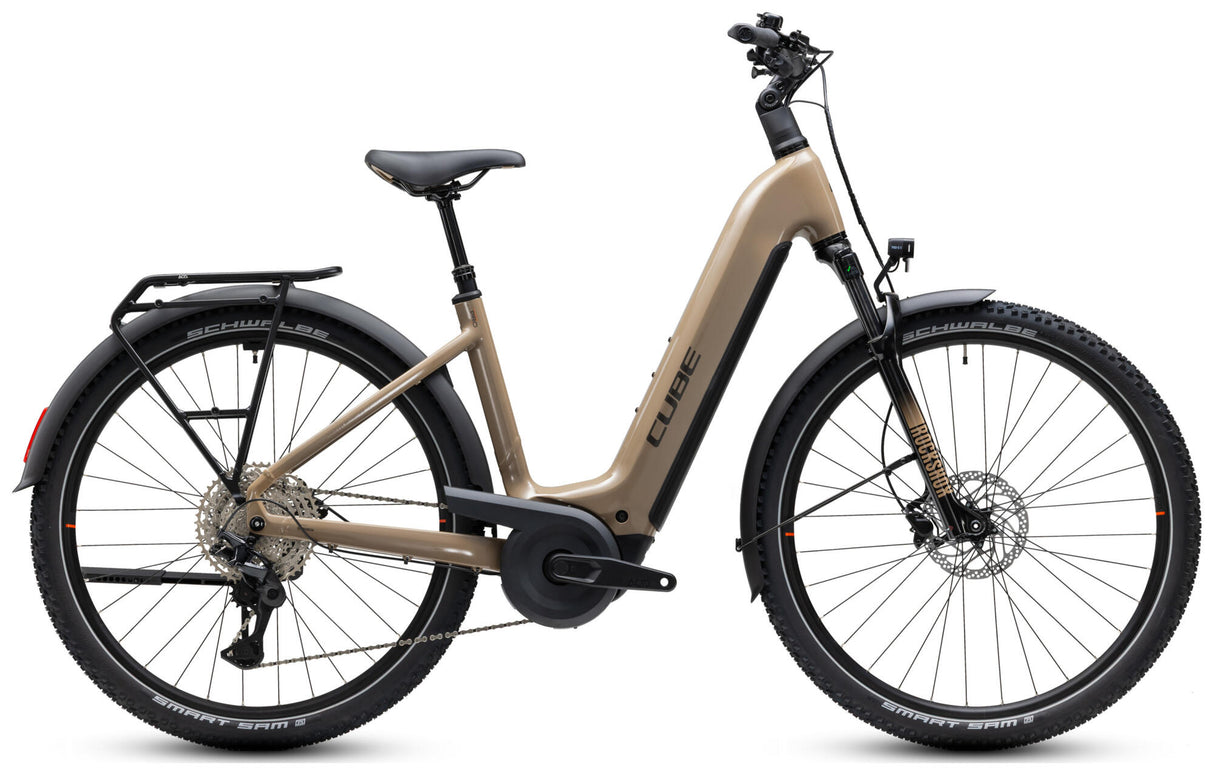 Cube Nuride Hybrid Pro 800 cappuccino´n´black Easy Entry-0