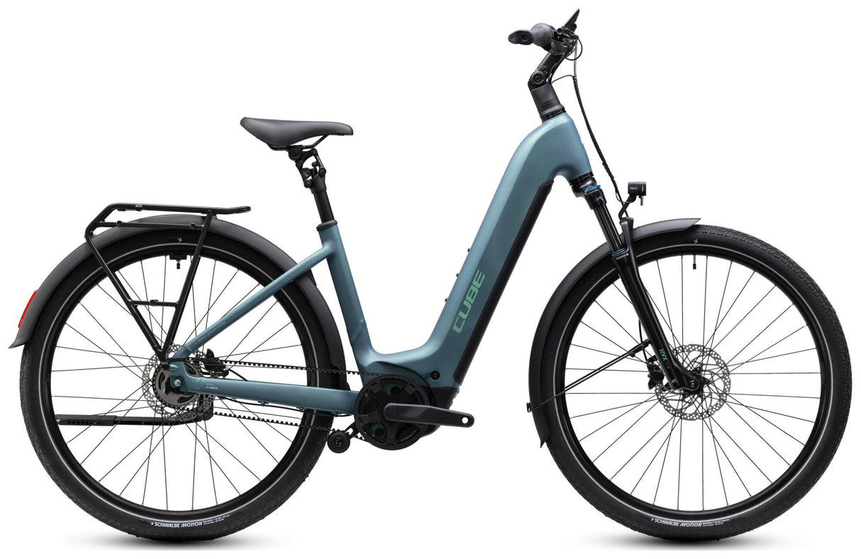 Cube Touring Hybrid Deluxe SLX 800 greengranit´n´green Easy Entry-0