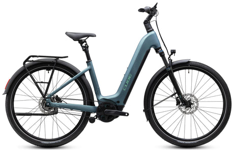Cube Touring Hybrid Deluxe SLX 800 greengranit´n´green Easy Entry-0
