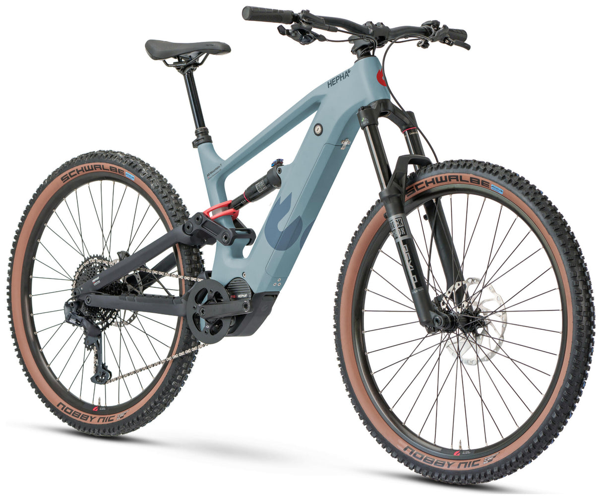 Hepha All Mountain 7 Carbon Performance Limited blue grey-0