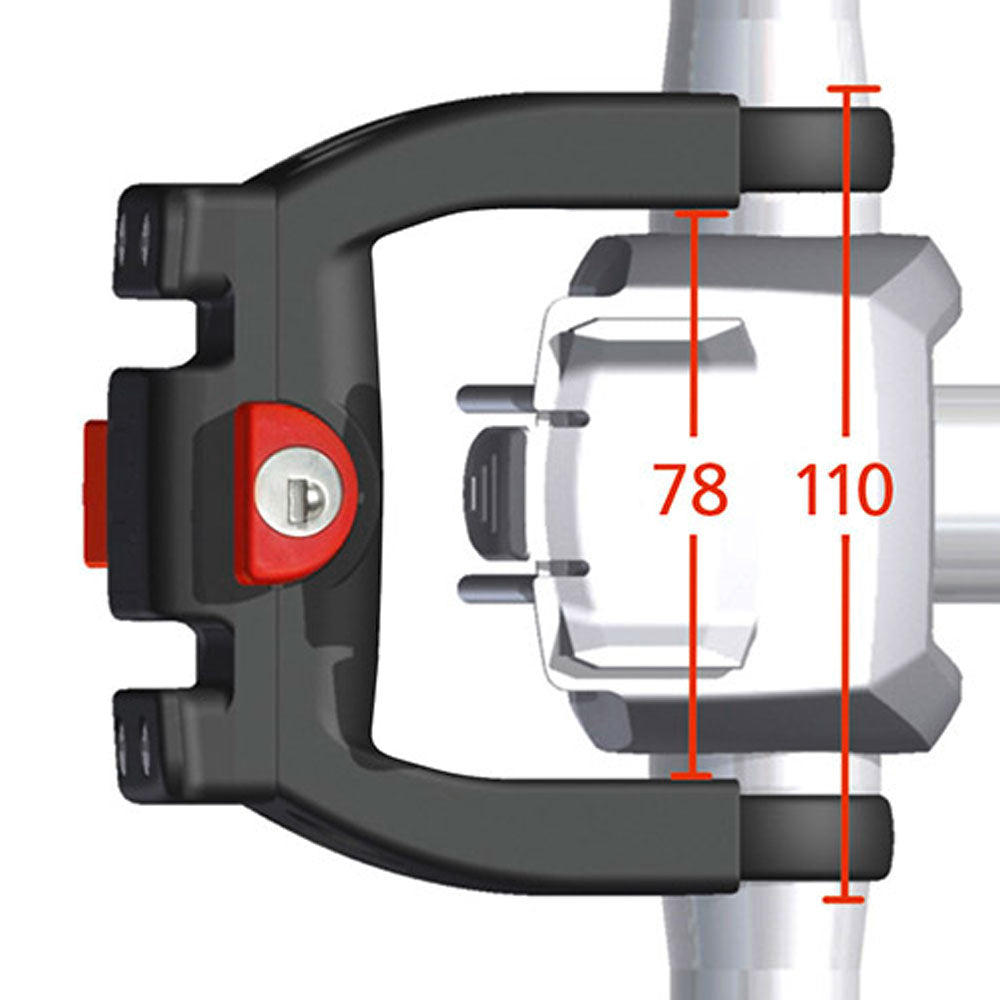 KLICKfix Lenkeradapter E mit Schloss-1