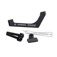 Shimano Scheibenbremsadapter v. PM-Sattel auf Flat Mount Gabebl/-Rahmen-0
