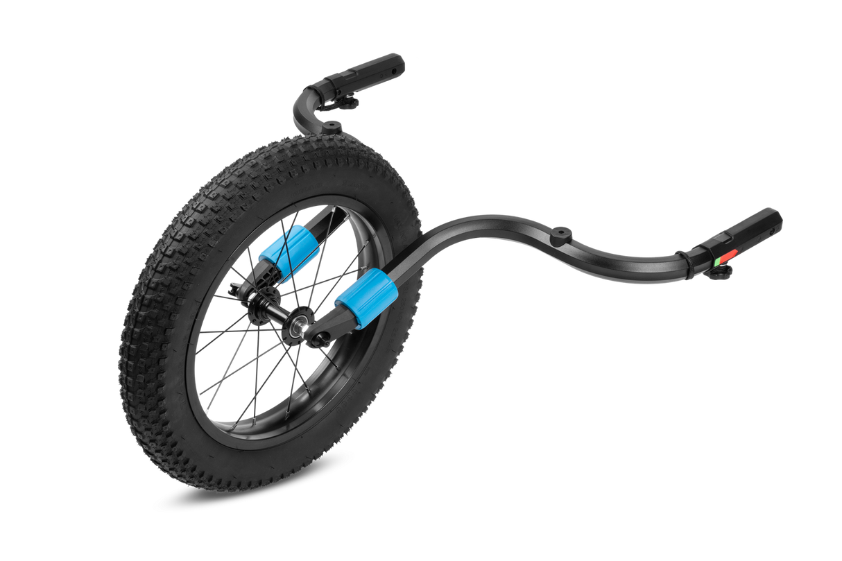 Cube Fat Wheel Jogger Kit für Kinder Fahrradanhänger Double black-0